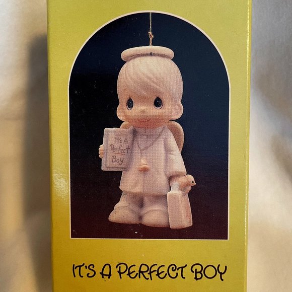 Baby Boy Precious Moments Ornament - Picture 1 of 1